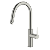 Abey Gareth Ashton Poco Pull Out Kitchen Mixer - Brushed Nickel